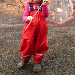 Swedish Waterproof Suspender Rain Pants